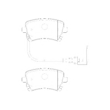 WBP23326A WAGNER LOCKHEED Комплект тормозных колодок, дисковый тормоз