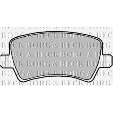 BBP1982 BORG & BECK Комплект тормозных колодок, дисковый тормоз