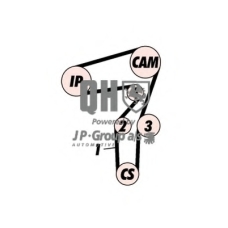 3312102419 Jp Group Комплект ремня ГРМ