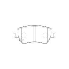 FP1491 FIT Комплект тормозных колодок, дисковый тормоз