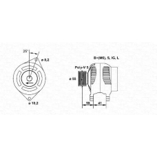 943354181010 MAGNETI MARELLI Генератор