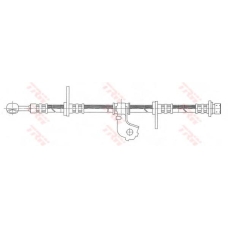 PHD316 TRW Тормозной шланг