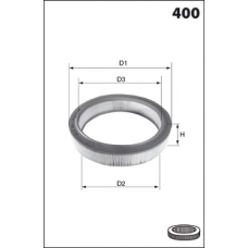 EL3253 MECAFILTER Воздушный фильтр