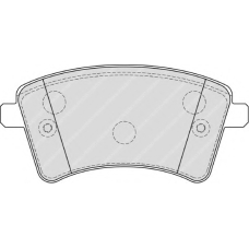 FSL4185 FERODO Комплект тормозных колодок, дисковый тормоз