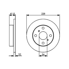 0 986 479 441 BOSCH Тормозной диск