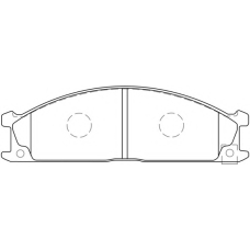FP0333 FIT Комплект тормозных колодок, дисковый тормоз