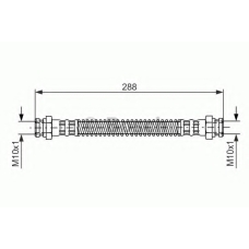 1 987 476 344 BOSCH Тормозной шланг