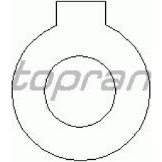 102 755 TOPRAN Кронштейн, глушитель