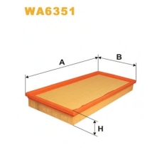 WA6351 WIX Воздушный фильтр