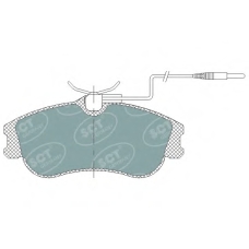 SP 313 PR SCT Комплект тормозных колодок, дисковый тормоз