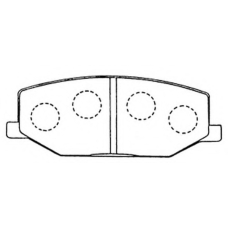FP0660 FIT Комплект тормозных колодок, дисковый тормоз