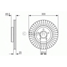 0 986 479 956 BOSCH Тормозной диск