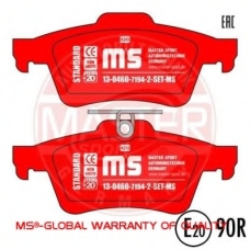 13046071942-SET-MS MASTER-SPORT Комплект тормозных колодок, дисковый тормоз