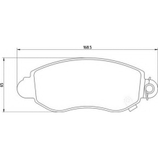 363700209098 MAGNETI MARELLI Комплект тормозных колодок, дисковый тормоз