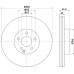 MDC1788 MINTEX Тормозной диск
