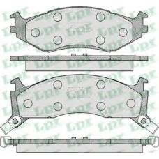 05P455 LPR Комплект тормозных колодок, дисковый тормоз