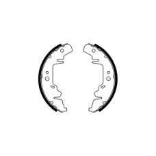 8DB 355 001-711 HELLA PAGID Комплект тормозных колодок