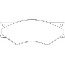 WBP29001A WAGNER LOCKHEED Комплект тормозных колодок, дисковый тормоз