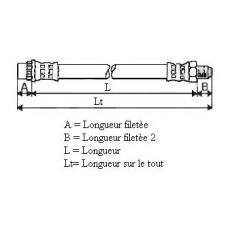 HBS4648 QUINTON HAZELL Тормозной шланг