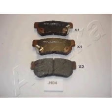 51-0H-H04 Ashika Комплект тормозных колодок, дисковый тормоз