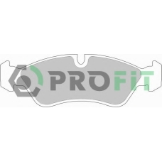 5000-0584 PROFIT Комплект тормозных колодок, дисковый тормоз