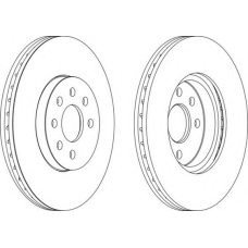 DDF1236-1 FERODO Тормозной диск