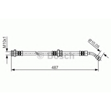 1 987 481 216 BOSCH Тормозной шланг