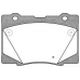 BPA1422.02 OPEN PARTS Комплект тормозных колодок, дисковый тормоз