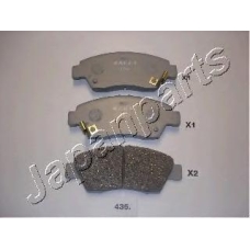 PA-435AF JAPANPARTS Комплект тормозных колодок, дисковый тормоз