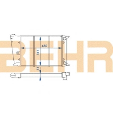 2110269 BEHR Radiator