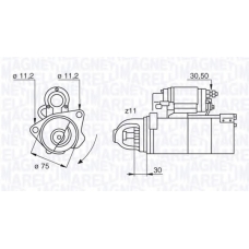 063523803010 MAGNETI MARELLI Стартер