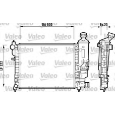 732882 VALEO Радиатор, охлаждение двигателя