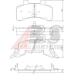 38289 ABS Комплект тормозных колодок, дисковый тормоз