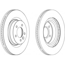 DDF1432-1 FERODO Тормозной диск