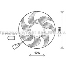 VW7536 AVA Вентилятор, охлаждение двигателя