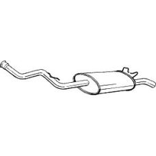 278-079 BOSAL Глушитель выхлопных газов конечный