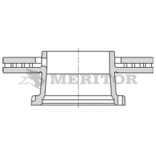 MBR6037 MERITOR Тормозной диск