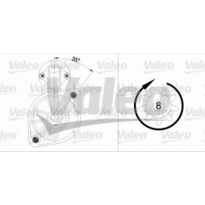 455562 VALEO Стартер