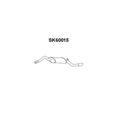 SK60015 VENEPORTE Глушитель выхлопных газов конечный