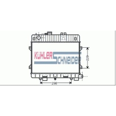 1403401 KUHLER SCHNEIDER Радиатор, охлаждение двигател