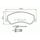 0 986 494 170<br />BOSCH<br />Комплект тормозных колодок, дисковый тормоз