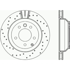 BDRS2195.25 OPEN PARTS Тормозной диск