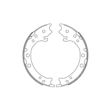 BSA2243.00 OPEN PARTS Комплект тормозных колодок