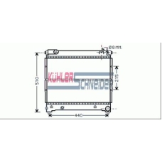 2200031 KUHLER SCHNEIDER Радиатор, охлаждение двигател