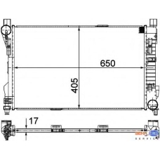 8MK 376 769-761 HELLA Радиатор, охлаждение двигателя