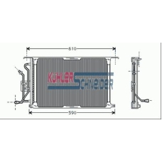 1821301 KUHLER SCHNEIDER Конденсатор, кондиционер