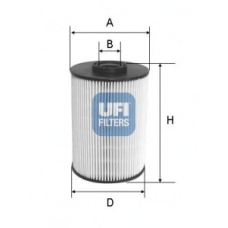 26.055.00 UFI Топливный фильтр