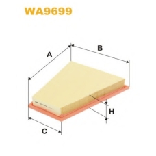 WA9699 WIX Воздушный фильтр