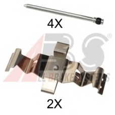 1786Q ABS Комплектующие, колодки дискового тормоза