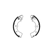 8DB 355 001-411 HELLA Комплект тормозных колодок